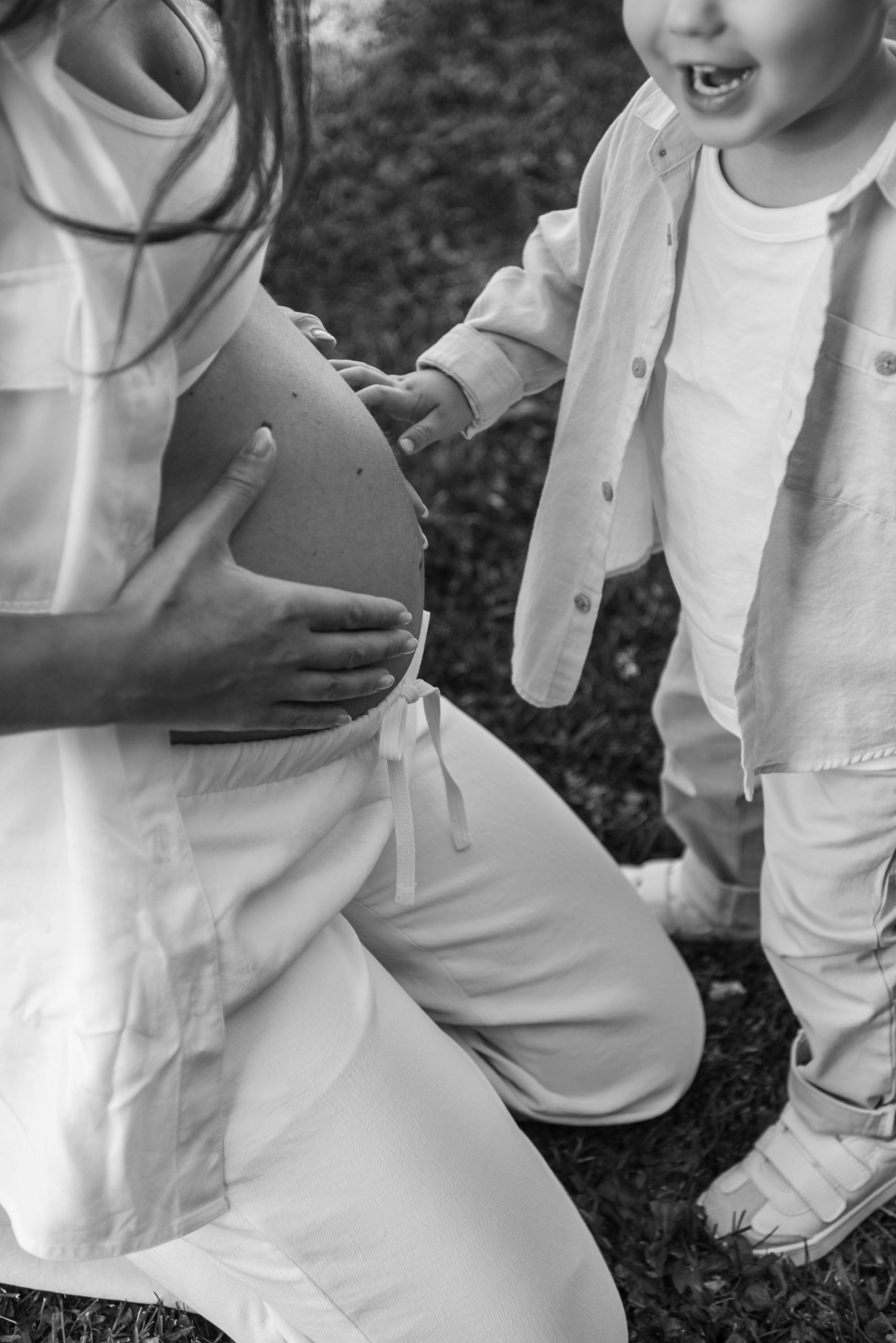 A parent and baby sharing a quiet moment at home